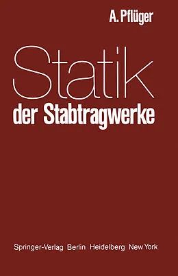 E-Book (pdf) Statik der Stabtragwerke von A. Pflüger