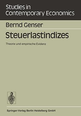 E-Book (pdf) Steuerlastindizes von B. Genser