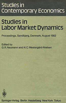 eBook (pdf) Studies in Labor Market Dynamics de 