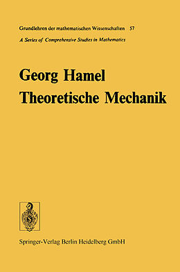 Kartonierter Einband Theoretische Mechanik von Georg Hamel
