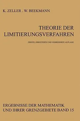 E-Book (pdf) Theorie der Limitierungsverfahren von Karl Zeller, W. Beekmann