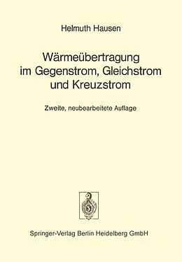 E-Book (pdf) Wärmeübertragung im Gegenstrom, Gleichstrom und Kreuzstrom von H. Hausen