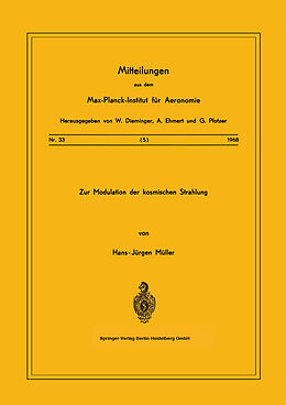 E-Book (pdf) Zur Modulation der kosmischen Strahlung von H.-J. Müller