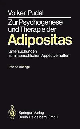 E-Book (pdf) Zur Psychogenese und Therapie der Adipositas von Volker Pudel