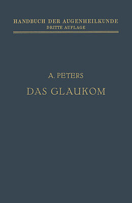 Kartonierter Einband Das Glaukom von A. Peters
