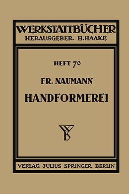 Kartonierter Einband Handformerei von Fr. Naumann