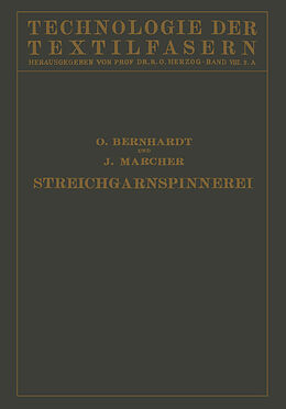 Kartonierter Einband Die Wollspinnerei von O. Bernhardt, J. Marcher