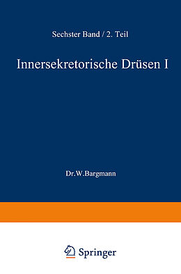 Kartonierter Einband Blutgefäss- und Lymphgefässapparat Innersekretorische Drüsen von W. Bargmann, W. Bargmann