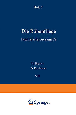 Kartonierter Einband Die Rübenfliege von H. Bremer, O. Kaufmann