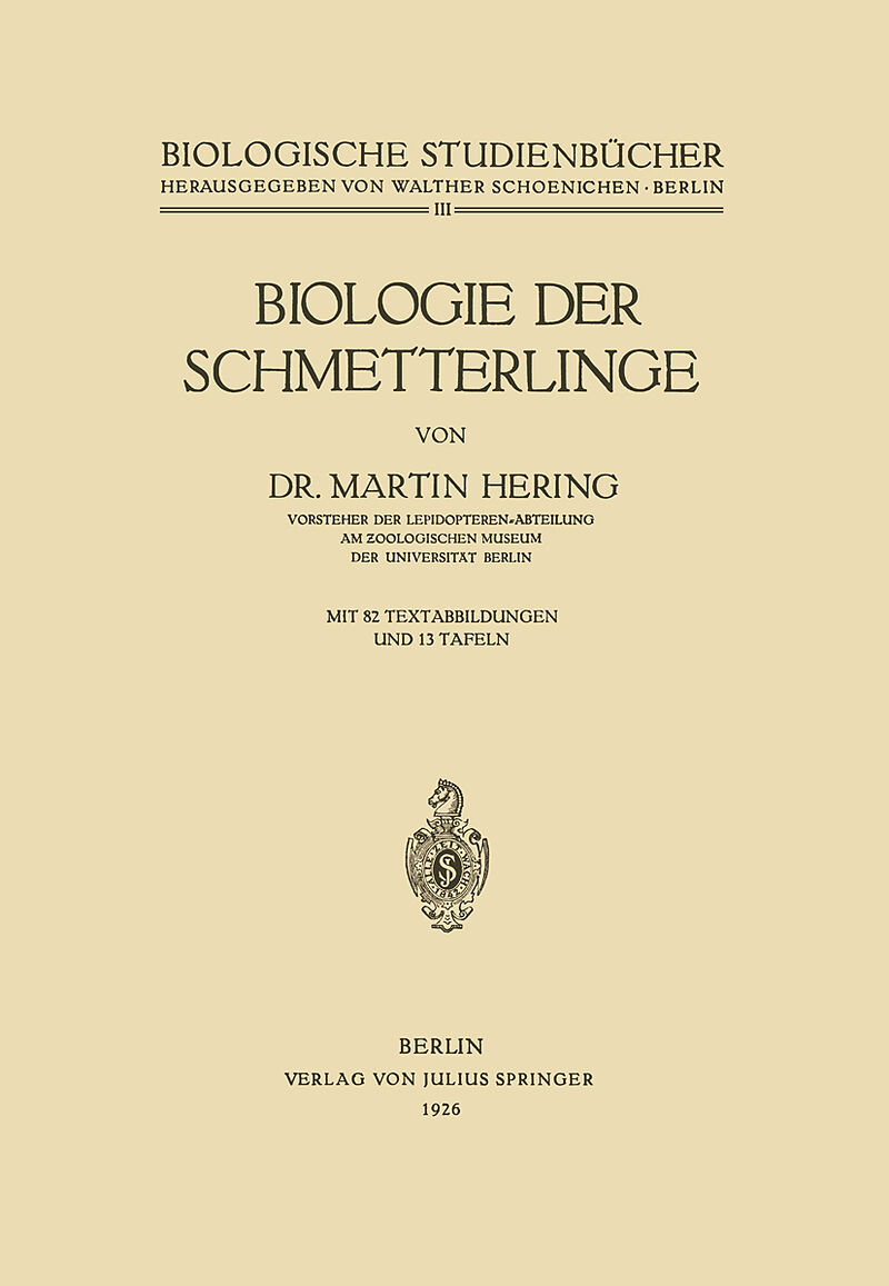 Biologie der Schmetterlinge