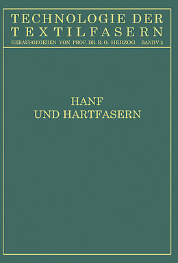 Kartonierter Einband Hanf und Hartfasern von O. Heuser, P. König, O. Wagner