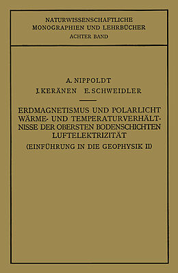 Kartonierter Einband Einführung in die Geophysik von A. Nippoldt, E. Schweidler