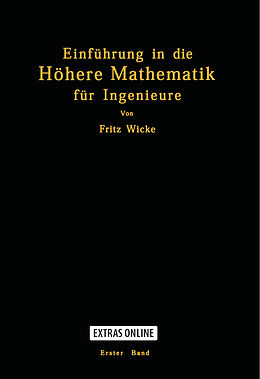 Kartonierter Einband Einführung in die Höhere Mathematik von Fritz Wicke