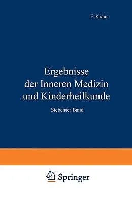 E-Book (pdf) Ergebnisse der Inneren Medizin und Kinderheilkunde von L. Langstein, Erich Meyer, A. Schittenhelm