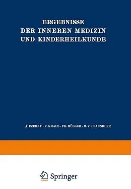 E-Book (pdf) Ergebnisse der Inneren Medizin und Kinderheilkunde von L. Langstein, A. Schittenhelm