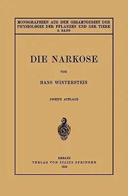 E-Book (pdf) Die Narkose von Hans Winterstein
