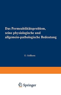 E-Book (pdf) Das Permeabilitätsproblem von Ernst Gellhorn