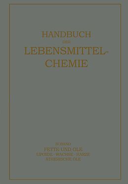E-Book (pdf) Fette und Öle von E. Bames, A. Bömer, R. Grau