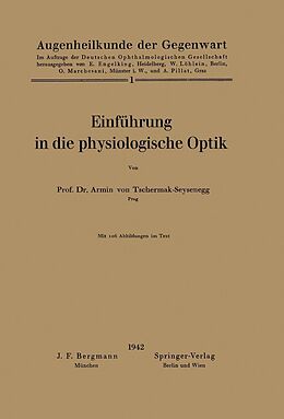 E-Book (pdf) Einführung in die physiologische Optik von Armin von Tschermak-Seysenegg