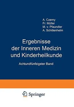 E-Book (pdf) Ergebnisse der Inneren Medizin und Kinderheilkunde von M. v. Pfaundler, A. Schittenhelm