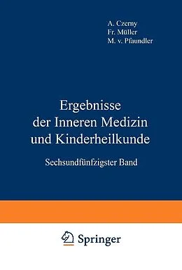 E-Book (pdf) Ergebnisse der Inneren Medizin und Kinderheilkunde von M. v. Pfaundler, A. Schittenhelm
