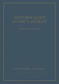 E-Book (pdf) Innere Sekretion Fettsucht und Magersucht Knochen · Gelenke · Muskeln Erkrankungen aus physikalischen Ursachen von H. Assmann, Th. Benzinger, E. Glatzel