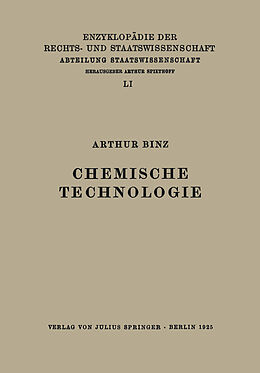 E-Book (pdf) Chemische Technologie von Arthur Binz