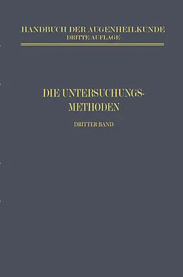 E-Book (pdf) Die Untersuchungsmethoden von E. Engelking, H. Erggellet, H. Köllner