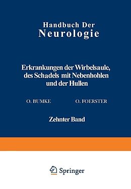 E-Book (pdf) Erkrankungen der Wirbelsäule des Schädels mit Nebenhöhlen und der Hüllen von N. Antoni, H. Brunner, L. Ehrenberg