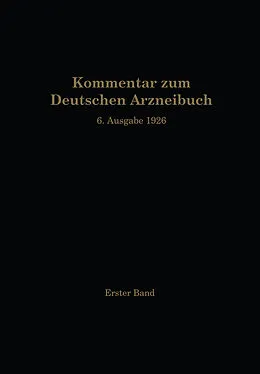 E-Book (pdf) Kommentar zum Deutschen Arzneibuch 6. Ausgabe 1926 von W. Brandt, A. Braun, R. Brieger