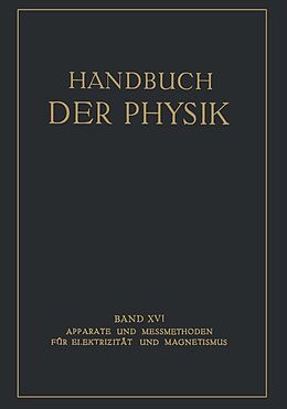E-Book (pdf) Apparate und Messmethoden für Elektrizität und Magnetismus von E. Alberti, G. Angenheister, E. Baars