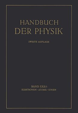 E-Book (pdf) Elektronen · Atome Ionen von W. Bothe, H. Fränz, W. Gerlach