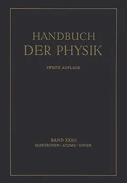 E-Book (pdf) Elektronen · Atome Ionen von W. Bothe, H. Fränz, W. Gerlach