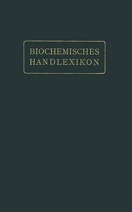E-Book (pdf) Biochemisches Handlexikon von Andor Fodor, Dions Fuchs, Paul Hirsch
