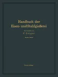 E-Book (pdf) Handbuch der Eisen- und Stahlgießerei von O. Bauer, A. Widmaier