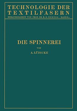 E-Book (pdf) Die Spinnerei von A. Lüdicke