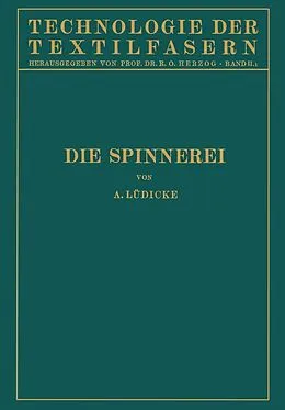 E-Book (pdf) Die Spinnerei von A. Lüdicke