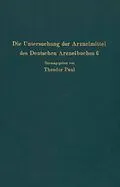 E-Book (pdf) Die Untersuchung der Arzneimittel des Deutschen Arzneibuches 6 von R. Dietzel, C. Wagner