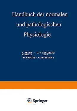 E-Book (pdf) Nachträge und Generalregister von A. Bethe, G.v. Bergmann, G. Embden