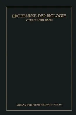 E-Book (pdf) Ergebnisse der Biologie von K.v. Frisch, R. Goldschmidt, W. Ruhland