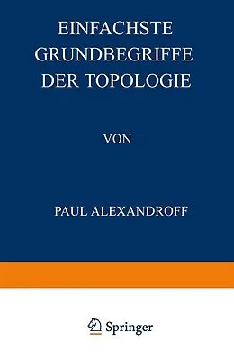 E-Book (pdf) Einfachste Grundbegriffe der Topologie von Paul Alexandroff, David Hilbert