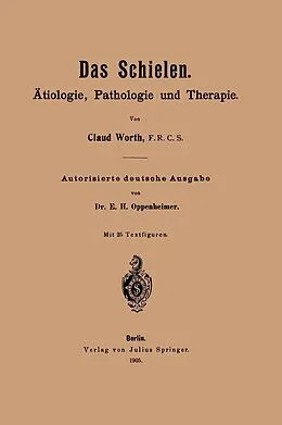 E-Book (pdf) Das Schielen von Claud Worth, E. H. Oppenheimer