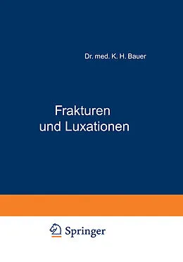 E-Book (pdf) Frakturen und Luxationen von K.H. Bauer