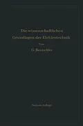 E-Book (pdf) Die wissenschaftlichen Grundlagen der Elektrotechnik von Gustav Benischke