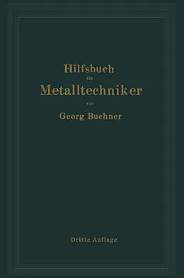 E-Book (pdf) Hilfsbuch für Metalltechniker von Georg Buchner
