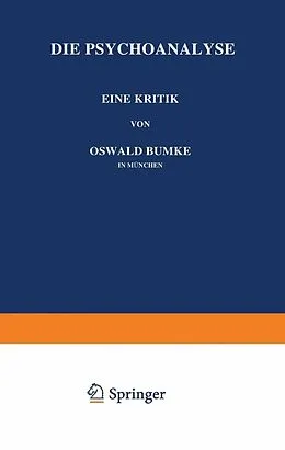 E-Book (pdf) Die Psychoanalyse von Oswald Bumke