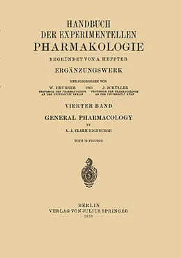 E-Book (pdf) General Pharmacology von A. J. Clark