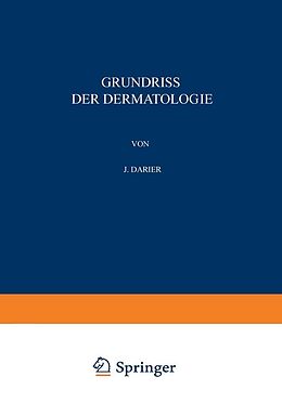 E-Book (pdf) Grundriss der Dermatologie von J. Darier