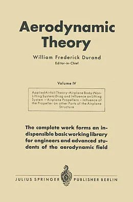 E-Book (pdf) Aerodynamic Theory von William Frederick Durand