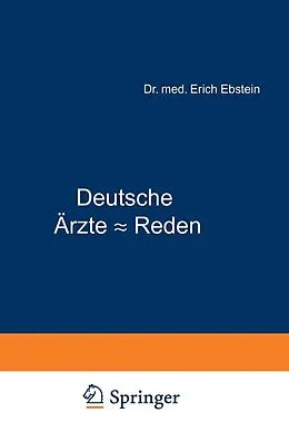 E-Book (pdf) Deutsche Ärzte - Reden von Erich Ebstein